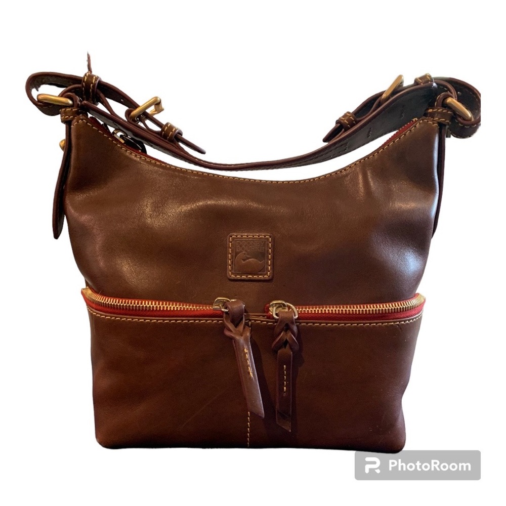 Dooney & Bourke Florentine Leather Small Zipper Pocket Sac